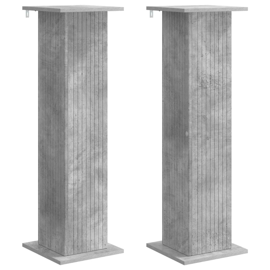 Supporto per piante 2 pz Grigio Cemento 30,5 x 30 x 100,5 cm 899751