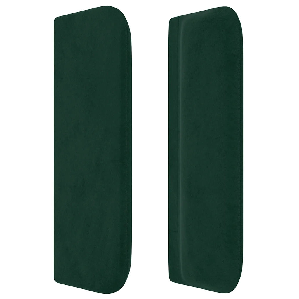 Testiera ad Orecchio Verde Scuro 83x16x78/88 cm in Velluto cod mxl 71713