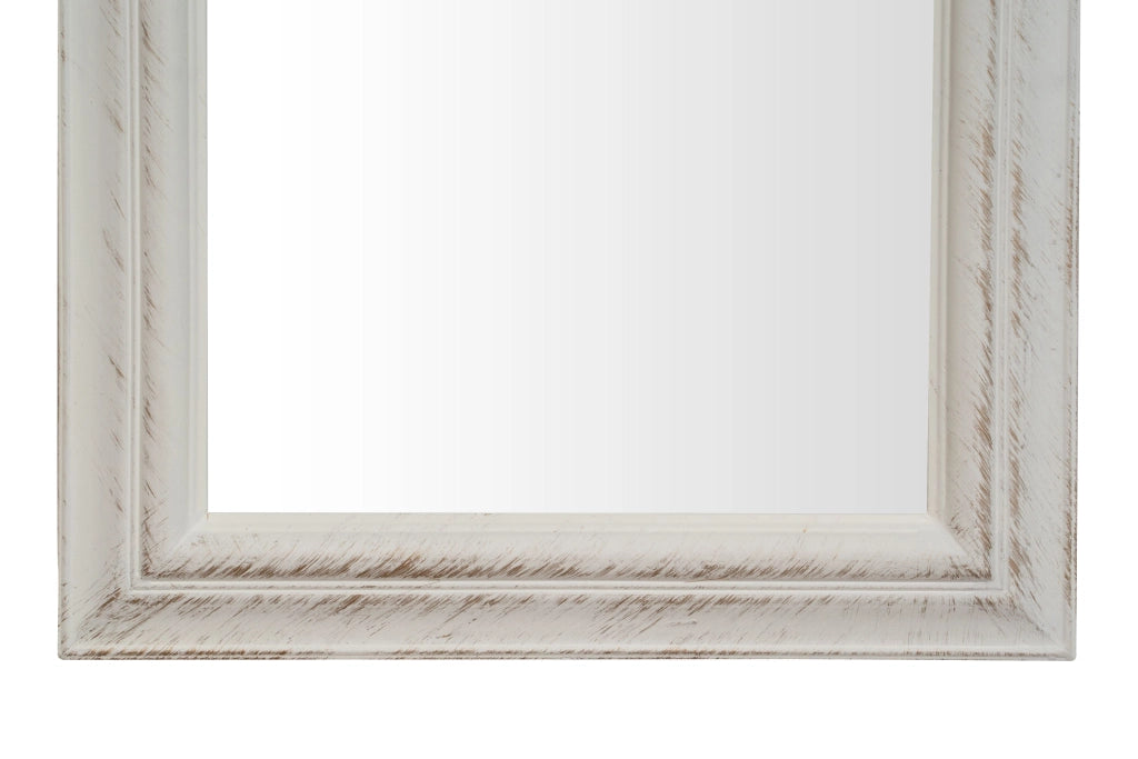 Biscottini Specchio da parete finitura bianco anticato Specchiera muro dimensioni Offerta
