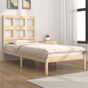 Letto senza Materasso-Struttura Letto 90x190 cm in Legno Massello di Pino 817031