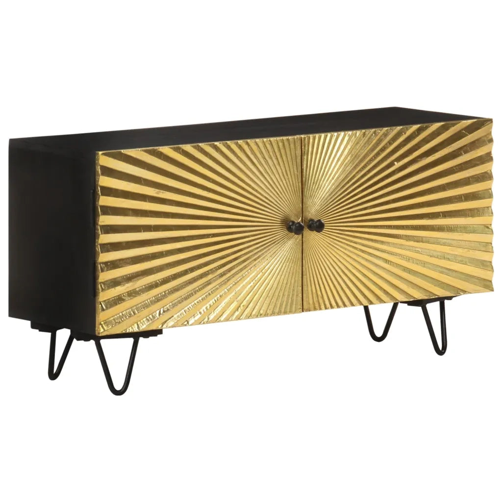 Mobile Porta TV 90x30x45 cm in Legno Massello di Mango 322681