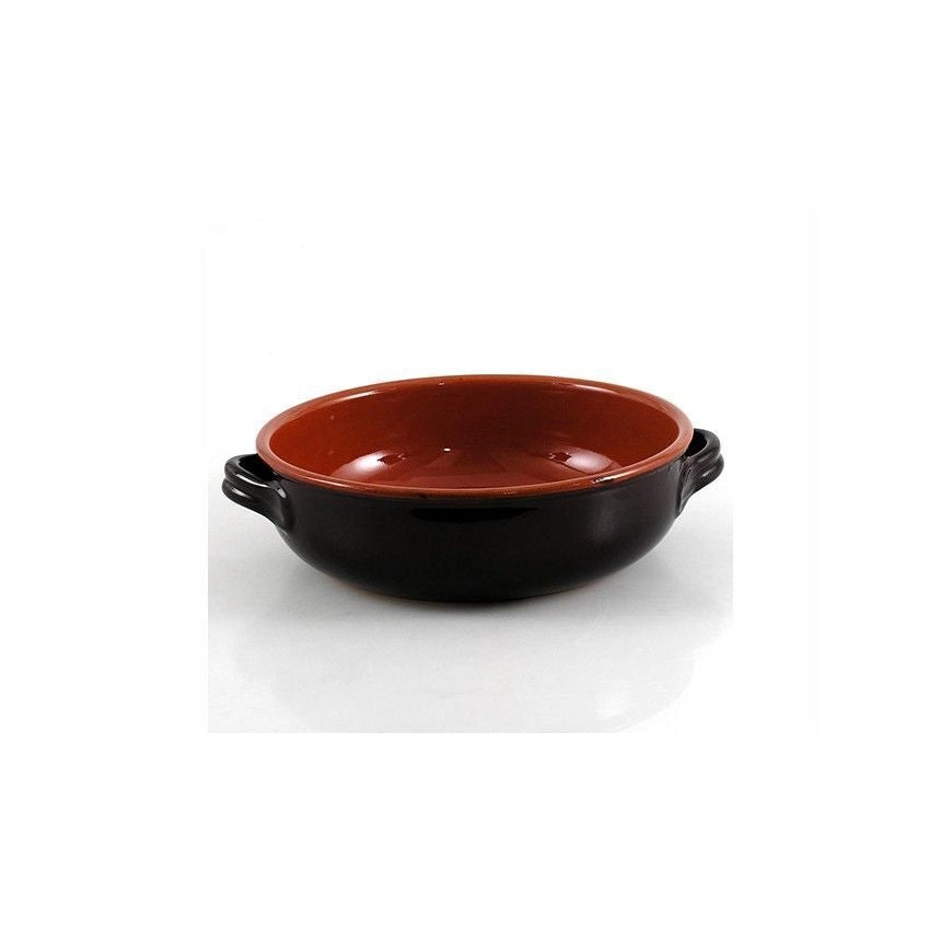 Vulcania 8010099002894 Casseruola in Terracotta 2 Manici Diametro 30 cm Capacita' 4.5 L colore Marrone