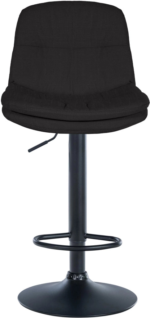 Barhocker Laurel Stoff schwarz