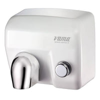 Asciugamani elettrico da parete Antivandalo - Ariel BP - Acciaio bianco con pulsante