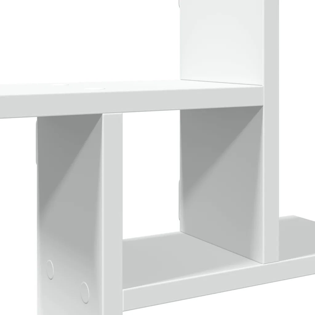 vidaXL Mensole a Muro 2 pz Bianche 50x12x50 cm in Truciolato
