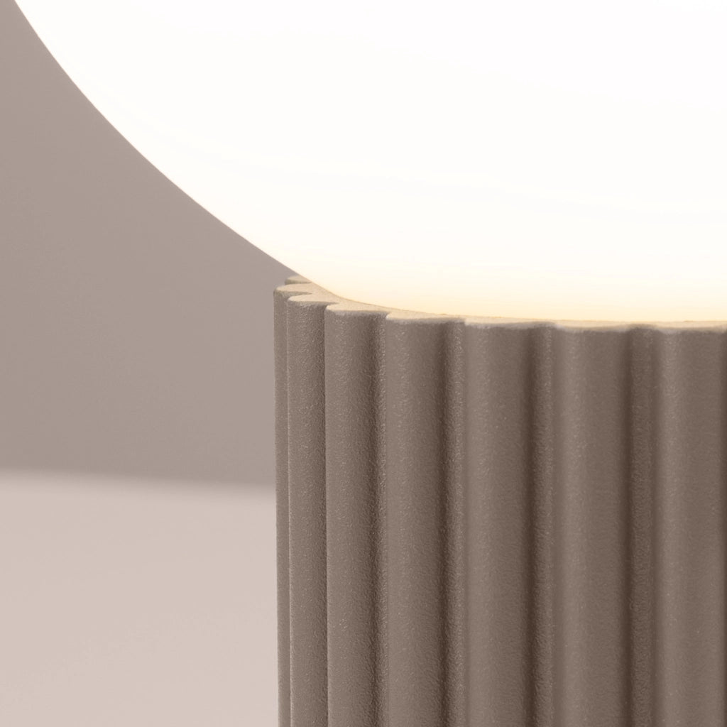 Lampada da tavolo SFERA Pure Lume taupe sfera vetro G9