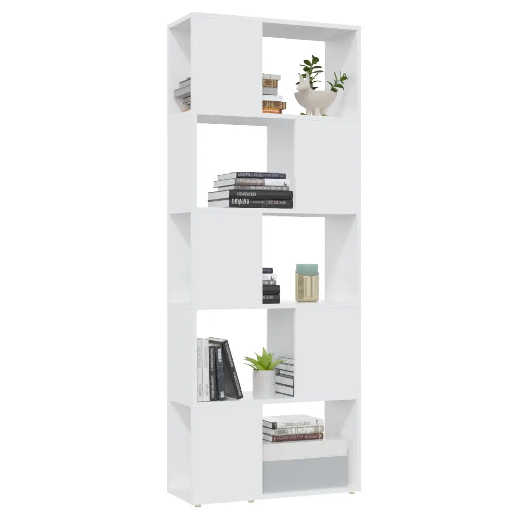 Libreria/Divisorio Bianco 60x24x155 cm in Truciolato