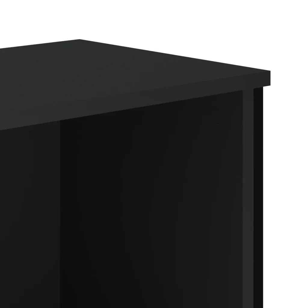 Libreria Nera 50x31x74,5 cm in Legno Multistrato 848599