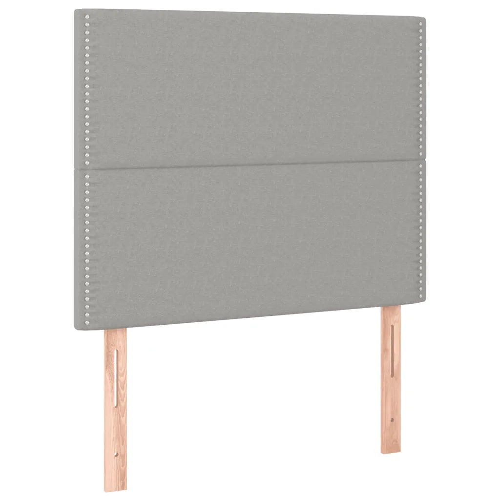 Giroletto senza Materasso Grigio Chiaro 90x200 cm Tessuto 3124944