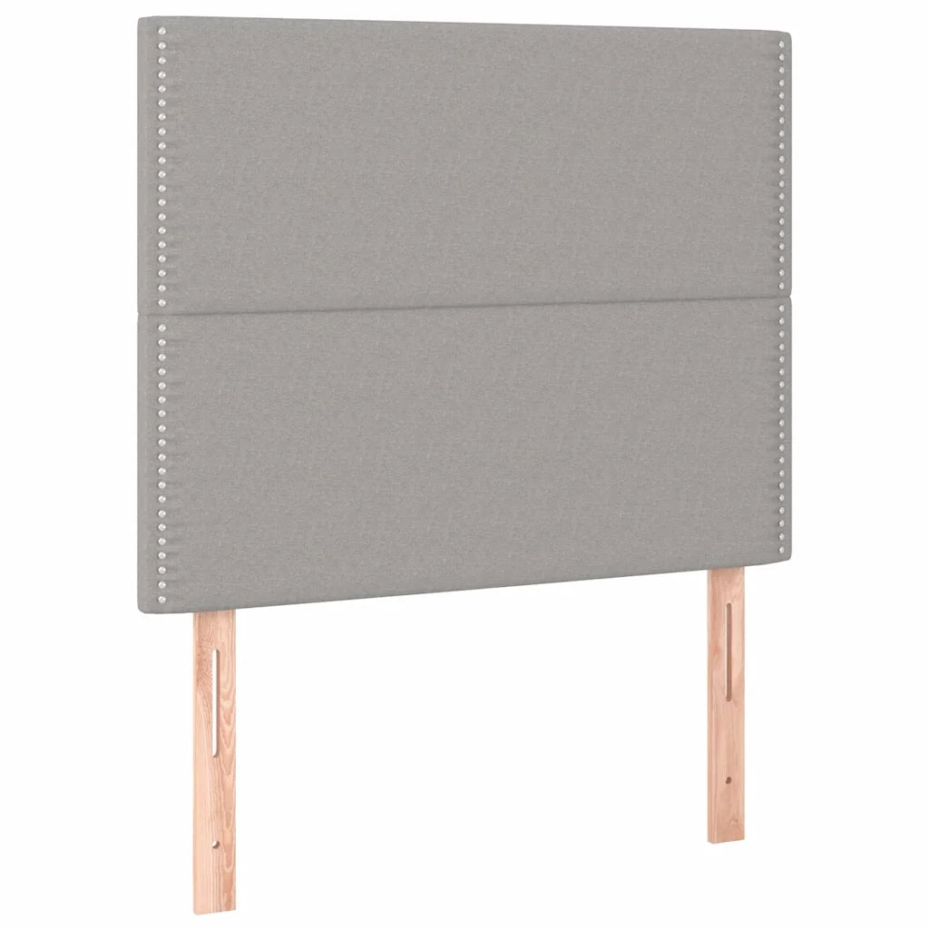 Giroletto senza Materasso Grigio Chiaro 90x200 cm Tessuto 3124944