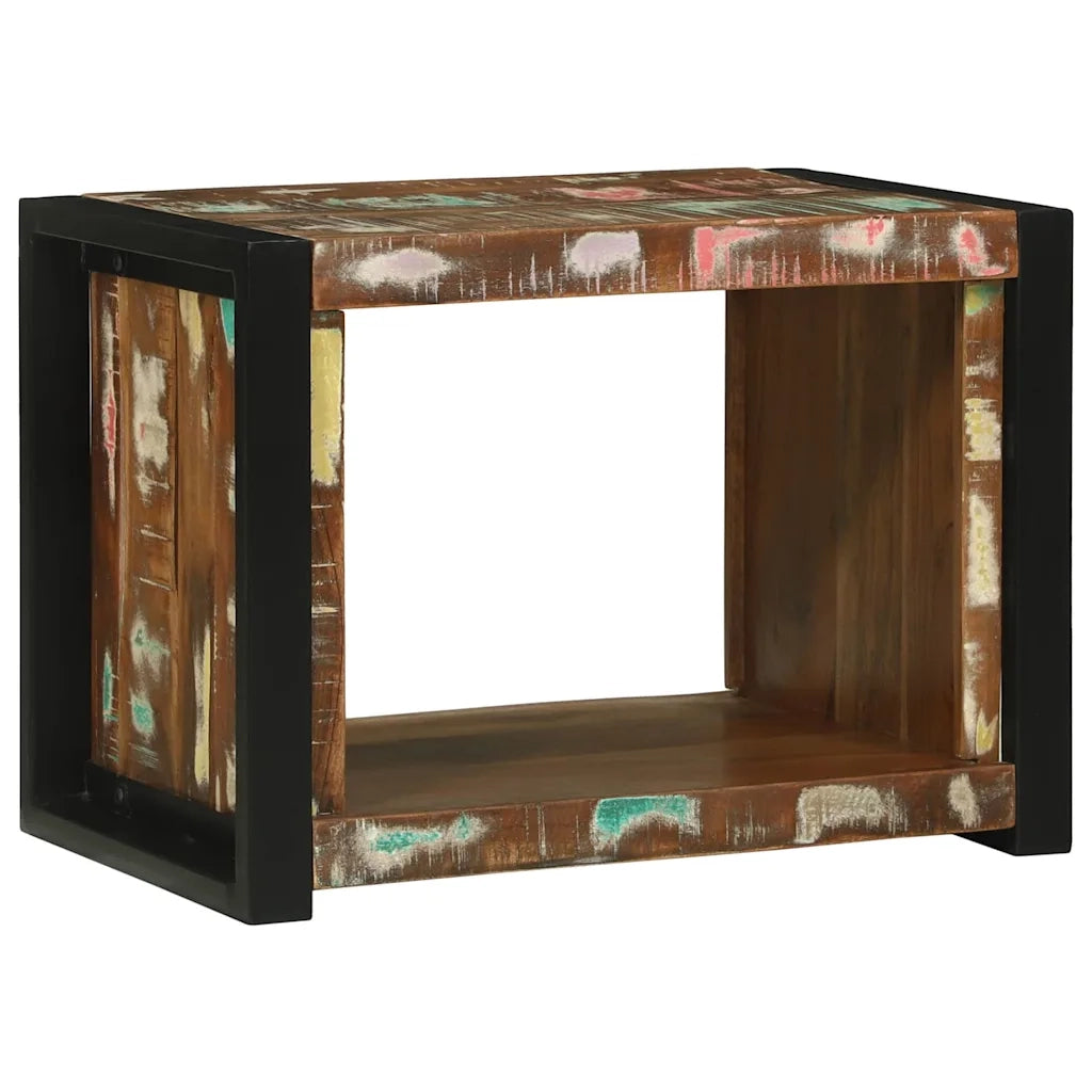 Cubetto da Parete Marrone Legno Recuperato Massello CFW7574386