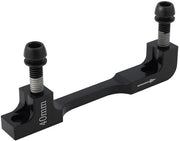 Adattatore per Postmontanti Compatibile - 40mm - Nero - Ideale per Amanti della Bicicletta - Fronte 200mm & Retro 180mm