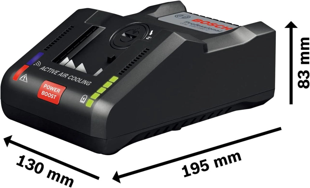 Bosch Professional 1600A016GP Batteria ProCORE18V 8.0 Ah + Caricatore Gal 18V-160 C, in Scatola, 18 V, Blu