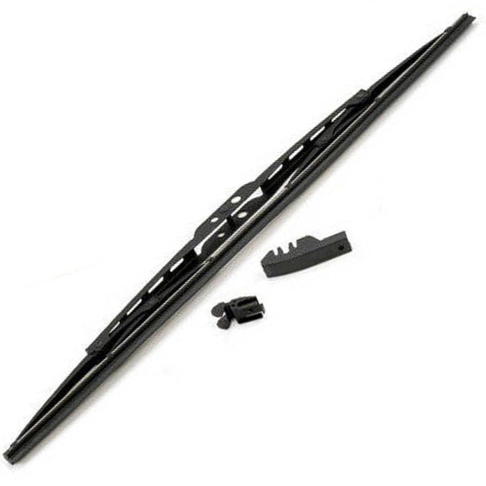 Trade Shop - Spazzola Tergicristallo Standard Singola Per Auto In Metallo E Gomma 56 Cm -
