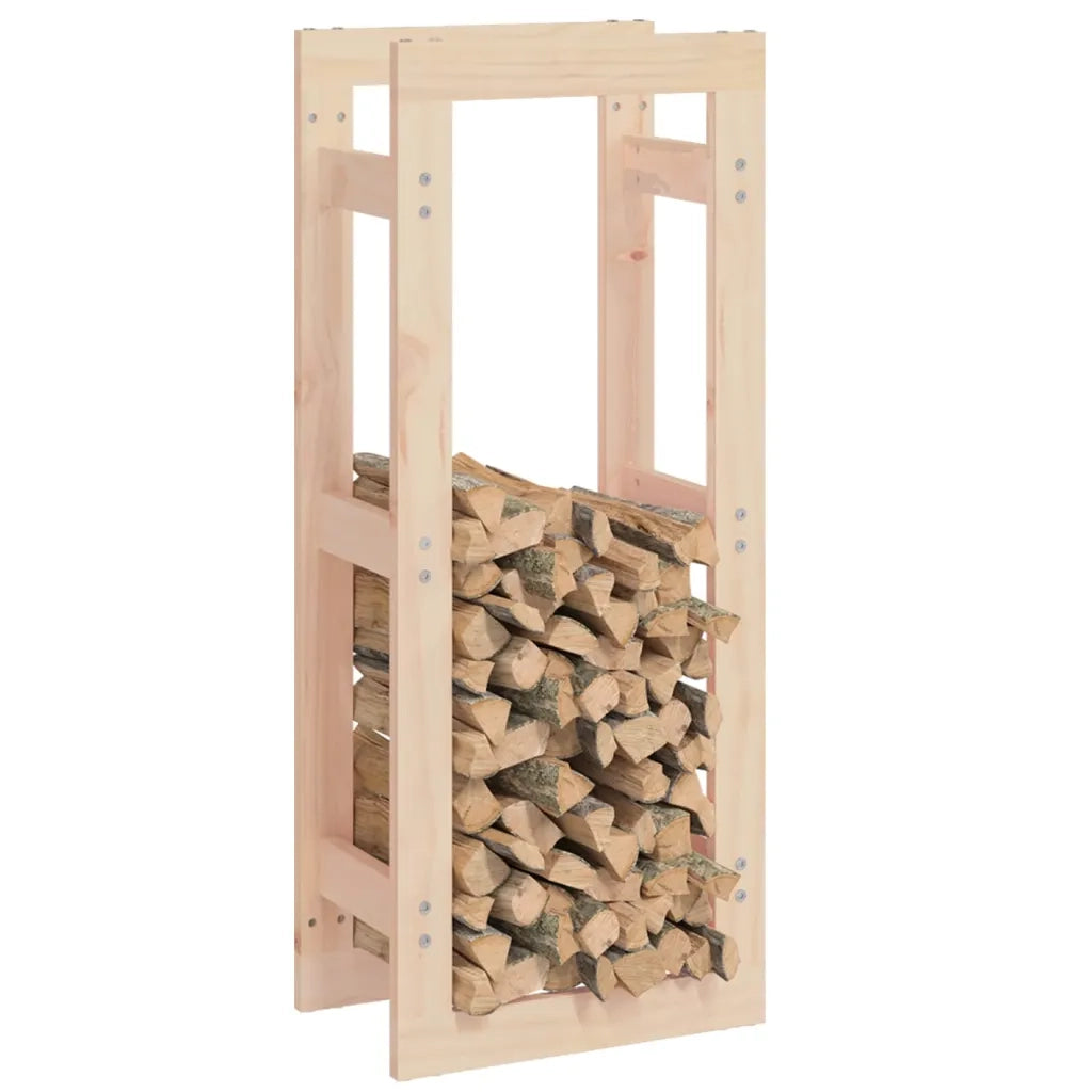 Portalegna 41x25x100 cm in Legno Massello di Pino 822407