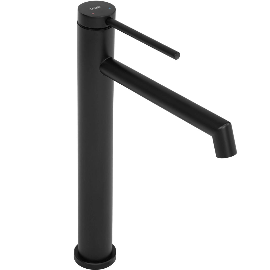 Rubinetto Da Lavabo Rea Foss Black Matt High