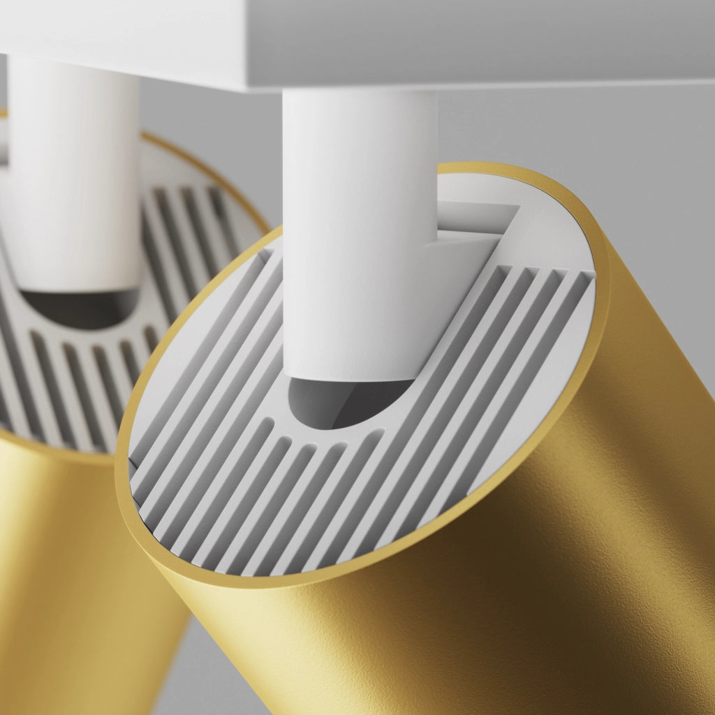 Plafoniera Maytoni Focus S 2xGU10 dimmerabile bianco-oro
