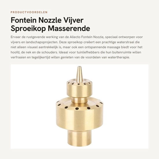 Sproeikop per Piscina - DN25/DN40 - Massaggio d'Acqua - Riduce la Cefalea