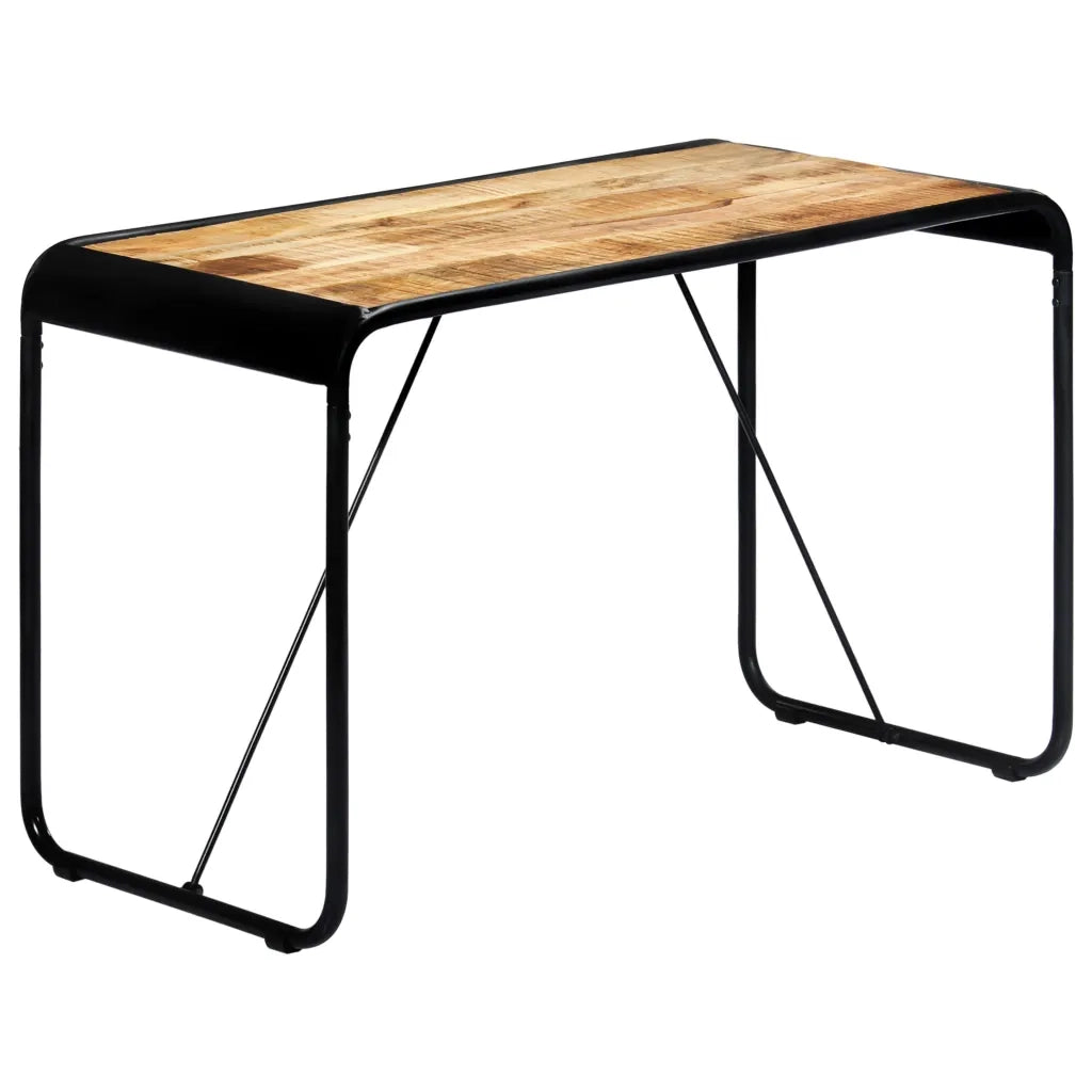 Tavolo da Pranzo 118x60x76 in Legno Massello di Mango Grezzo 247868