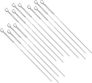 Set di spiedini in acciaio inossidabile a 12 pezzi - 42 cm di lunghezza - set premium di spiedini per verdure
