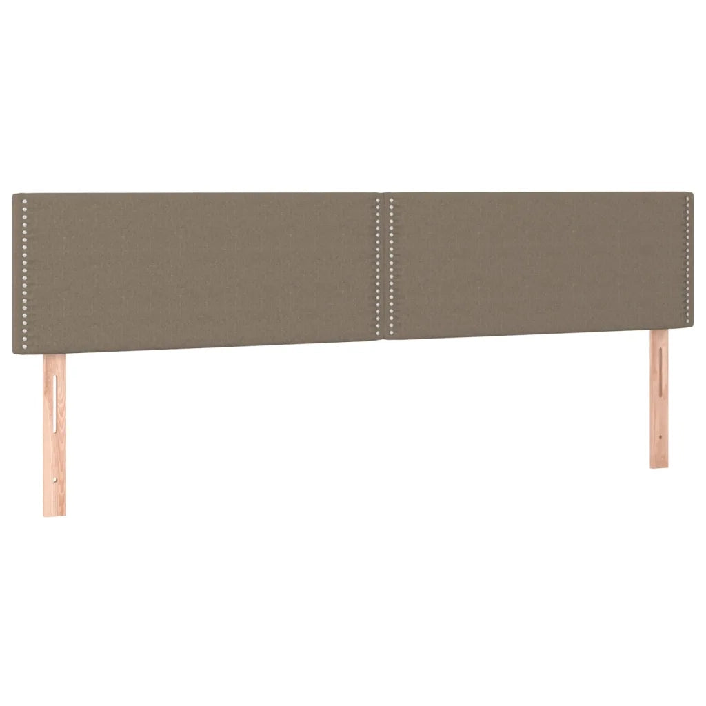 Giroletto a Molle con Materasso Tortora 200x200 cm in Tessuto