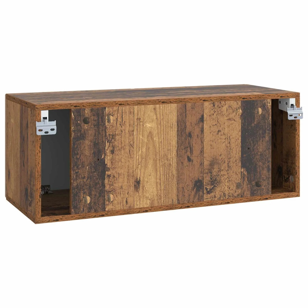 Mobile TV da Muro | Armadietto TV | Mobile Porta TV Legno antico 78,5 x 31 x 30 cm