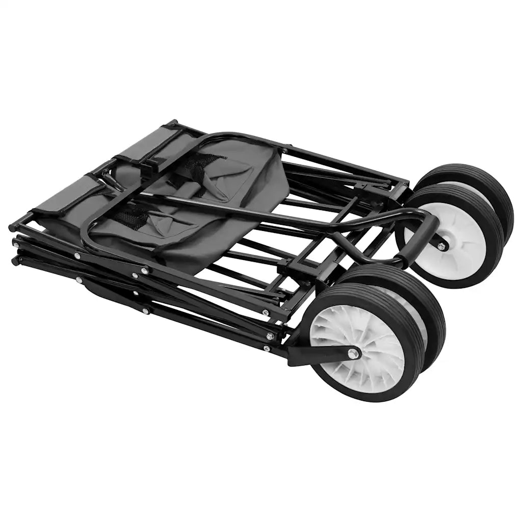 Carrello Pieghevole a Mano in Acciaio Grigio CFW9968012