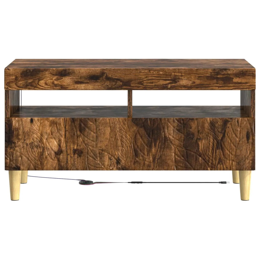 Mobile TV LED Rovere Fumo Legno ingegnerizzato 897220