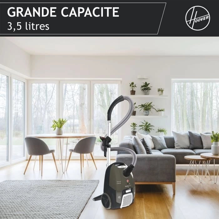 Aspirapolvere con sacco e bidone - HOOVER Telios Extra TXL20PET - 700 W - 3,5 L - 69 dBA - Speciale per Animali
