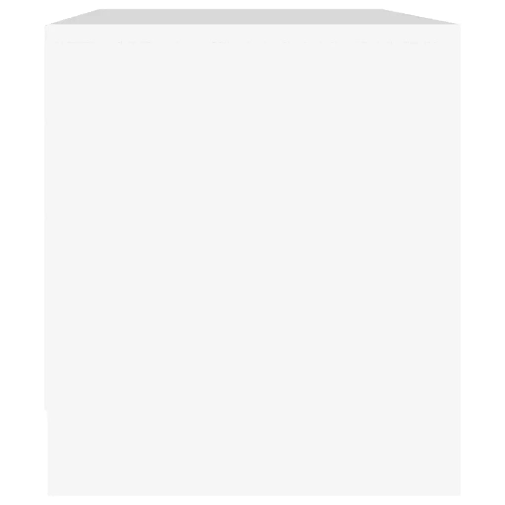 Mobile Porta TV Bianco 90x35x40 cm in Legno Multistrato 809782