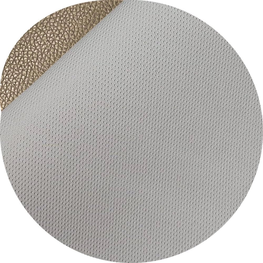 Ecopelle Lucida Similpelle 140x120 cm Rivestimento Pelle Sintetica Arredamento Grigio