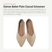 Ballerine Casual con Punta - Opvougbili Flats - Scarpe comode per donna - Disponibili in diverse colori - Scarpe da Ginnastica Punteggiate