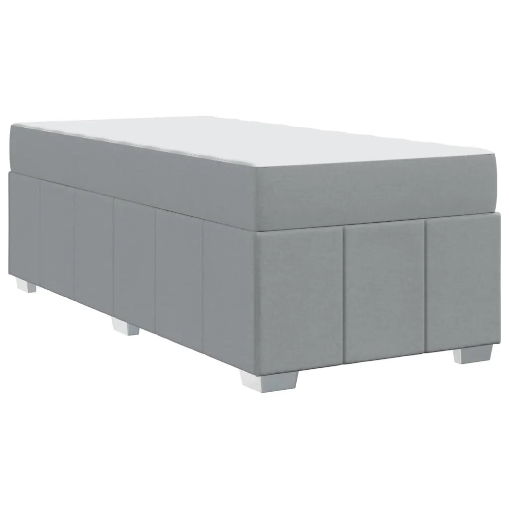 Struttura del letto Grigio chiaro 100 x 200 cm Tessuto 3398265