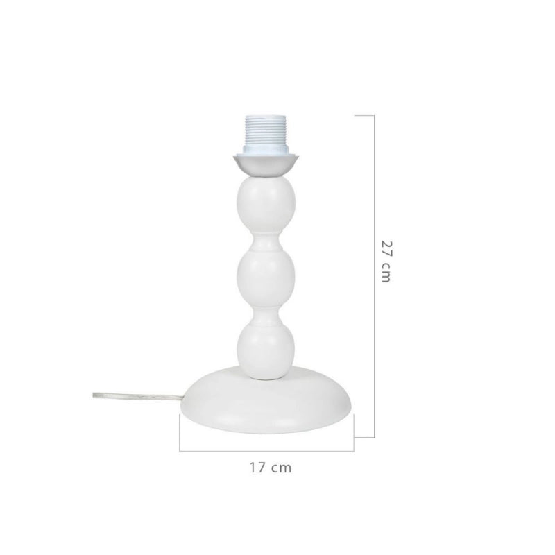 Lampada da tavolo Laguna ASZ0553 legno naturale bianco