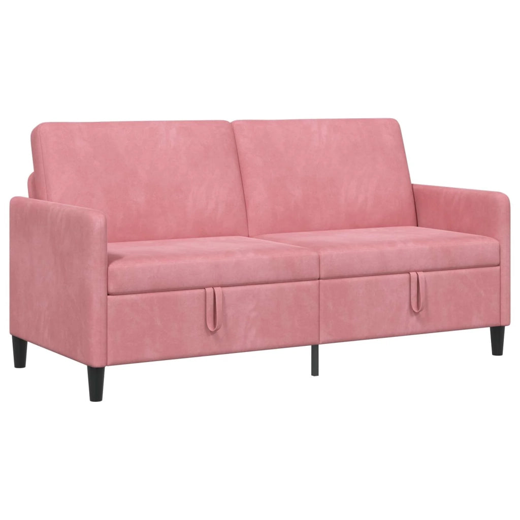 Divano con Storage Rosa 172 x 78 x 87 cm Poliestere 42036965