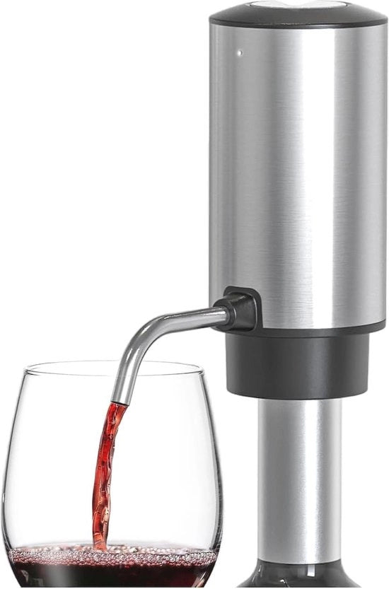 Dispensatore elettrico di vino con stop a vuoto e tappo automatico - Ideale regalo per gli amanti del vino