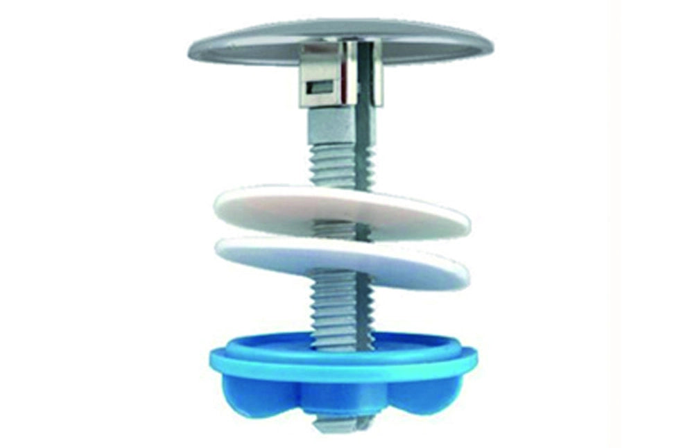 COPRIFORO IN PLASTICA PER LAVABO-BIDET D.55- Cromo- DH- pezzi 1