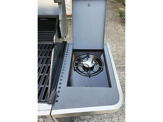 Barbecue a gas Generation Funpro Inox 4 bruciatori 1 fornello laterale