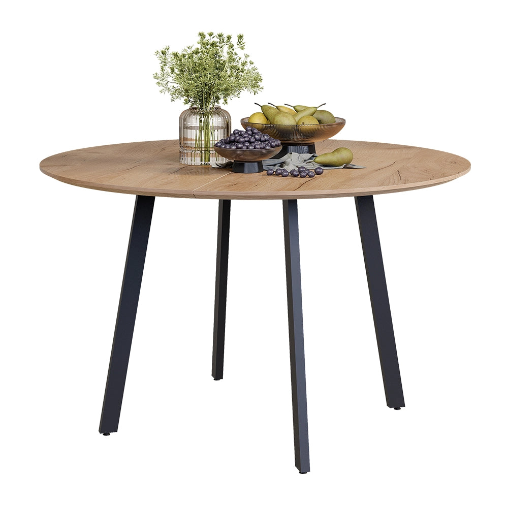 Vicco tavolo da pranzo Nero 120 x 120 cm