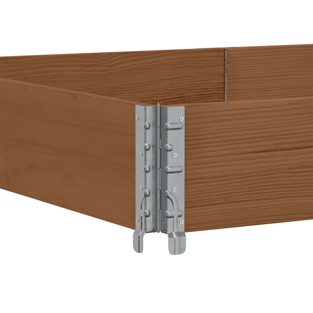 Paretali per Pallet 3 pz Marroni 150x100cm Legno Massello Pino CFW9094861