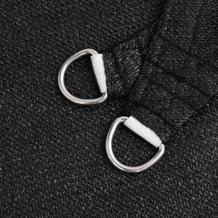 Vela Parasole 160 g/m² Nera 2,5x2,5x3,5 m in HDPE 311746