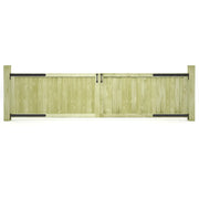 Cancelli da Giardino 2 pz in Pino Impregnato 300x75 cm cod mxl 40249