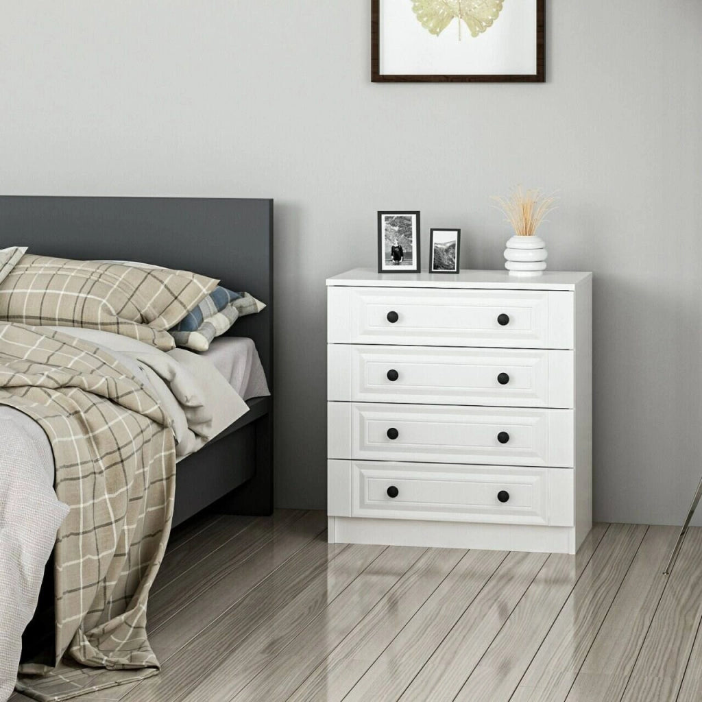 Gardo, Cassettiera 7 Cassetti, 72x42x77h cm Bianco