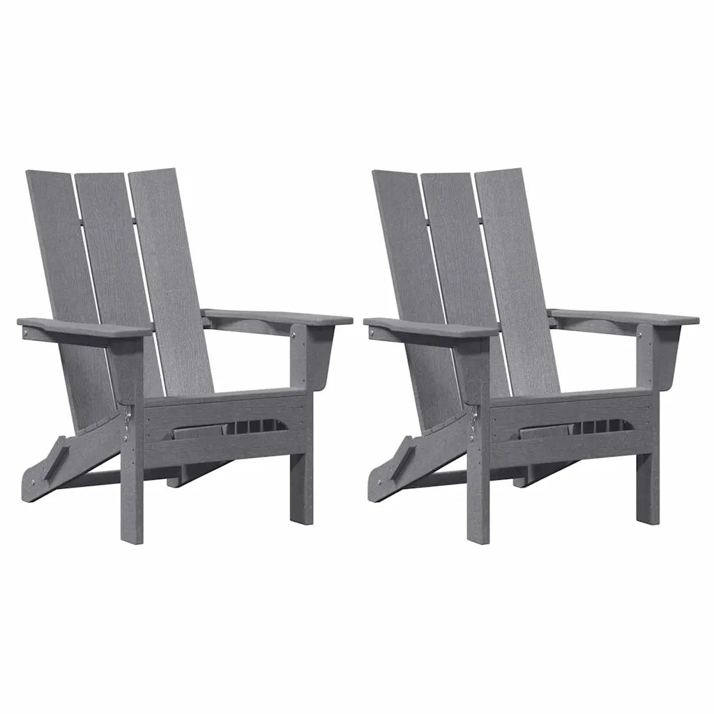 Sedia da Giardino 2 pz | Sedie da Esterno Grigio chiaro 80.5 x 74.5 x 92 cm
