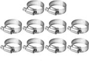 30 Stuks Slangklemmen RVS, Ideali per Slanghe di 13-19mm, Perfette per Tubi di Carburante e Pneumatici
