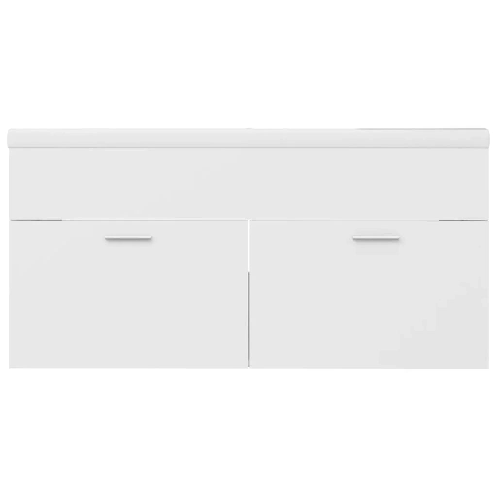 Mobile lavabo con vasca integrata 100 x 38,5 x 46 cm truciolare bianco 02_0006433