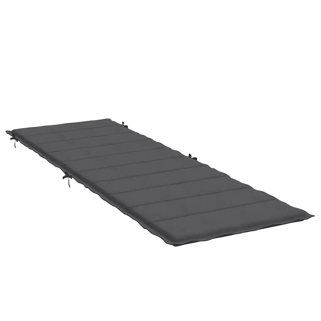 Cuscino per Lettino Prendisole Antracite Mélange 186x58x4cm 4002475