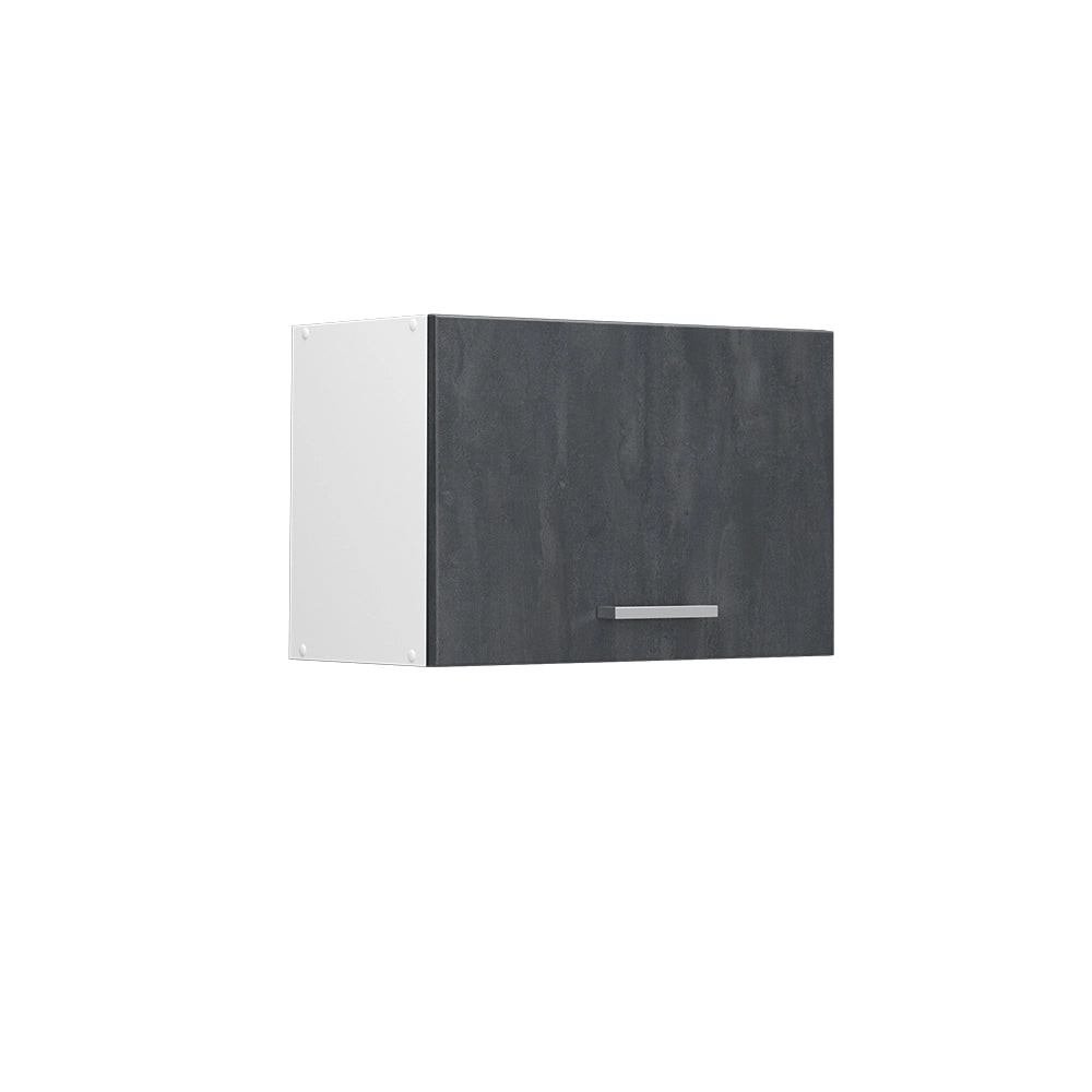 Vicco Pensile da cucina Calcestruzzo nero 60 cm Piatto