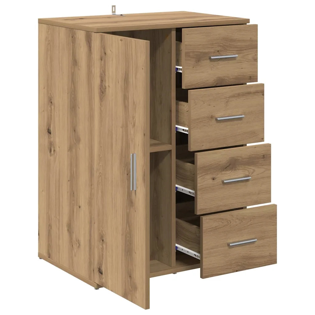 Credenza-Buffet-Armadio da cucina Rovere artigianale 59 x 39 x 80 cm Legno multistrato