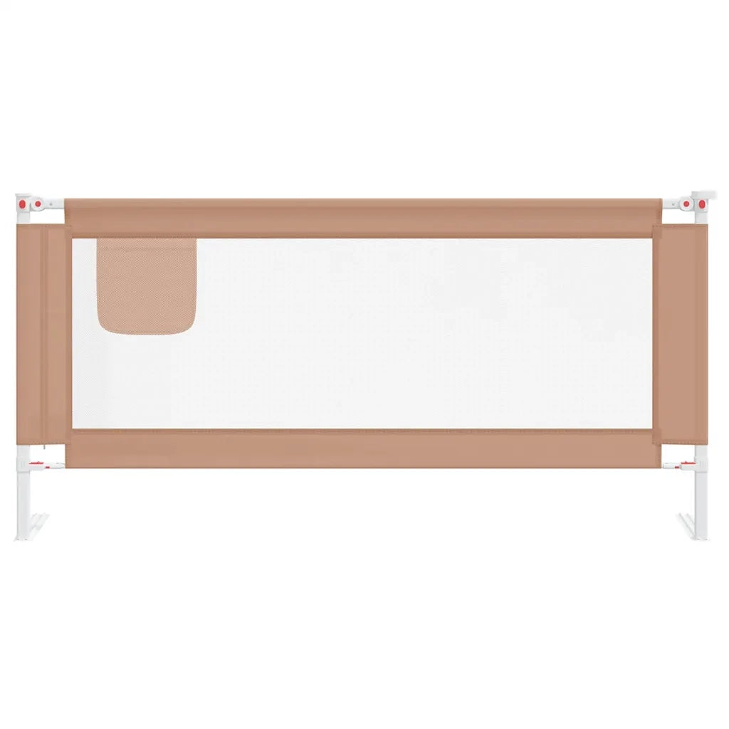 Sponda Letto di Sicurezza per Bambini Talpa 190x25cm in Tessuto